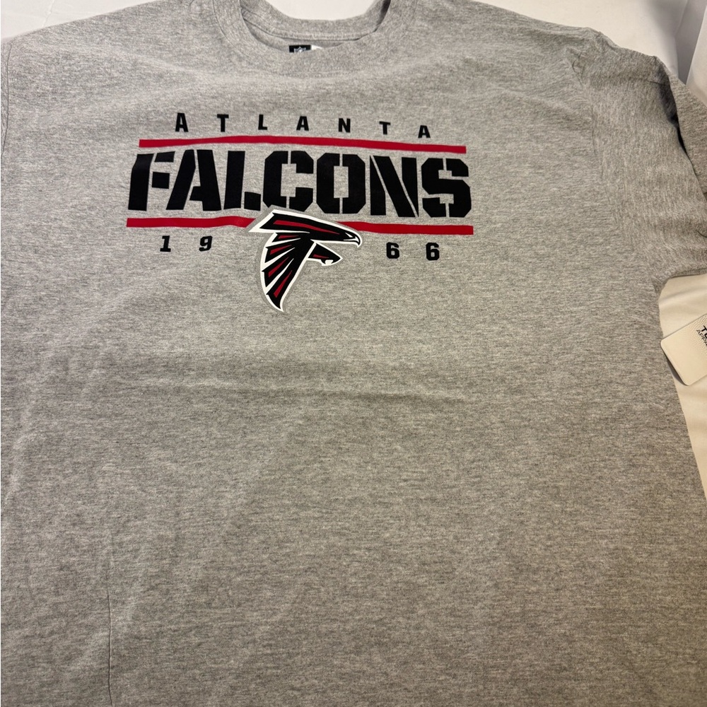 Grey Atlanta Falcons cotton t-shirt